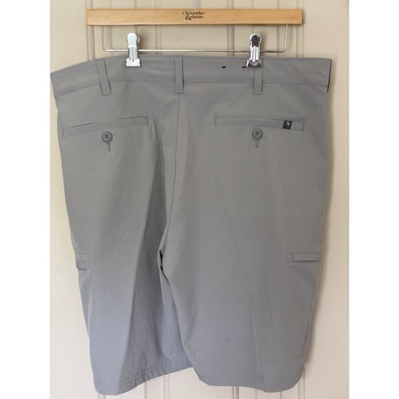 Birdie Bound Gray Shorts Men's Size 36 Flat Front Summer Beach Fun Golf - Picture 4 of 7